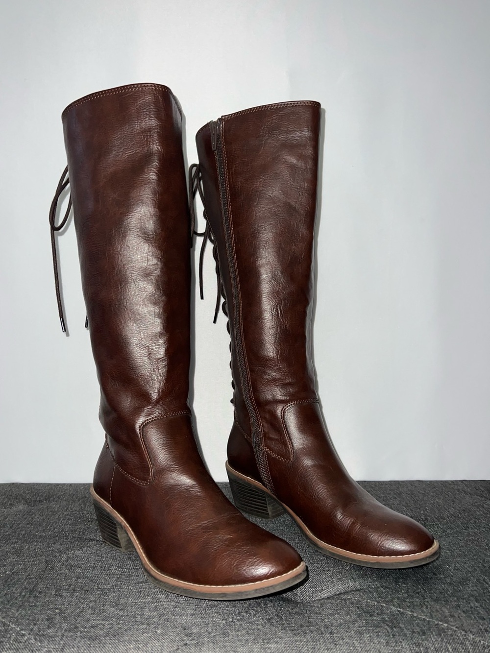 Sonoma Gaia | Brown Lace-Up Tall Boots | Women’s 6.5 | Excellent Condition